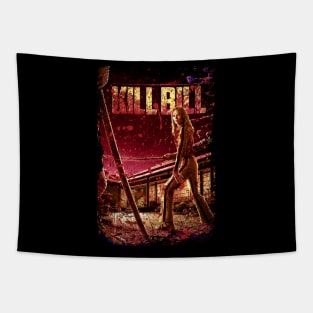 Graphic Art Kill Movie Bill Horror Tapestry