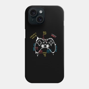 PlayStation Remote controller white Phone Case