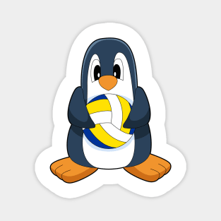 Penguin Volleyball Magnet