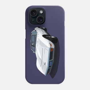 1970 Corvette Stingray in Classic White Phone Case