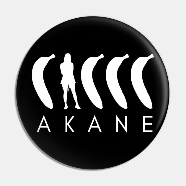 Akane Banana Silhouette Pin by Daz Art & Designs