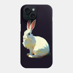 Cute white rabbit Phone Case