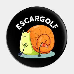 Escar-golf Cute Escargot Snail Pun Pin