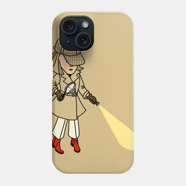 Detective Phone Case by AdrianaStore