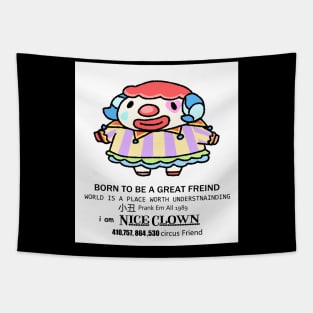 i am Nice Clown Tapestry