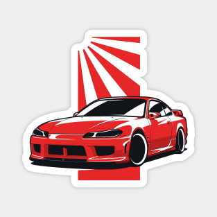 Red Silvia S15 JDM Magnet