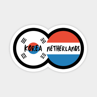 Korean Dutch - Korea, Netherlands Magnet