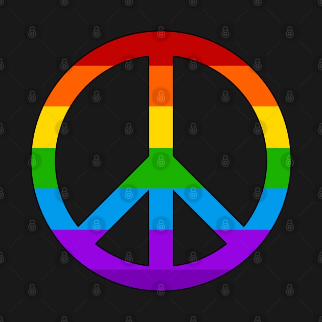 Retro Peace Symbol by SandraKC