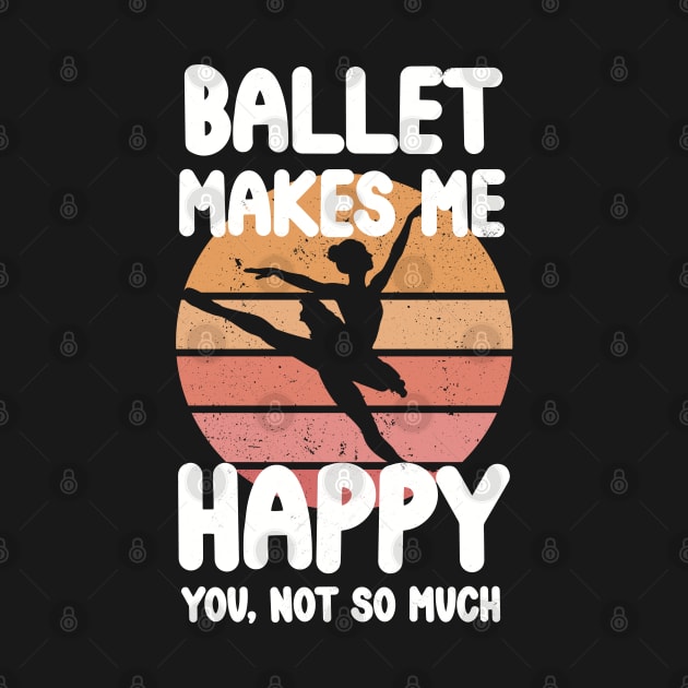 Ballet makes me happy by CharlieCreates