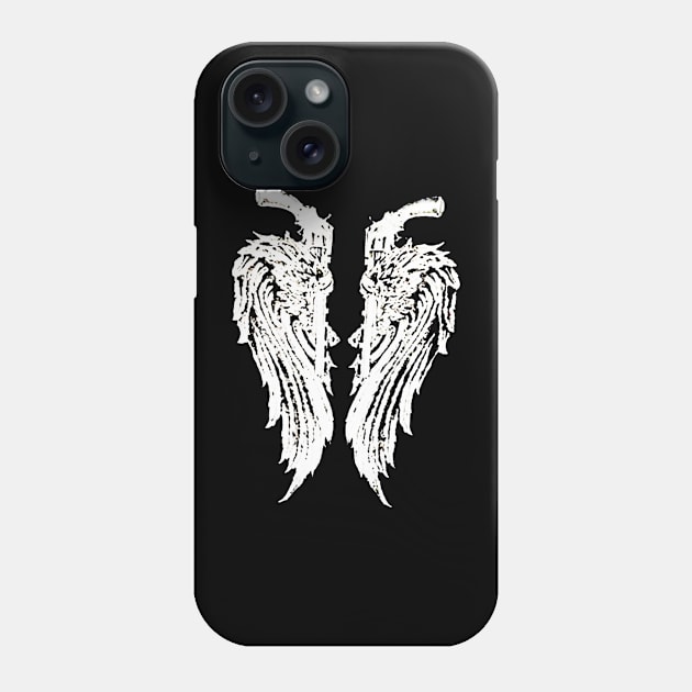 Angel wings with Guns Phone Case by camillecharbonneau93