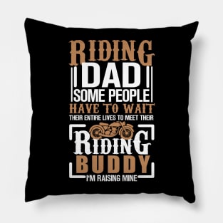 Motorcycle Dad Pillow