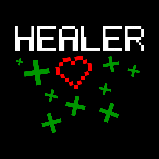 Healer MMORPG | Gamer Gaming Heal Online Gamers by DesignatedDesigner