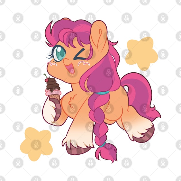 MLP: Chibi Sunny Starscout by Nullkunst