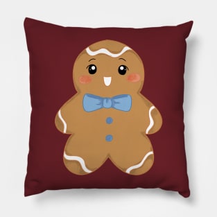 Mr, Gingerbread Cookies _ Bunniesmee Christmas Edition Pillow