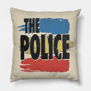 red yellow blue - the police Pillow