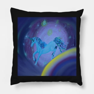 Unicorn Magic Dreams Cute Stars & Rainbow GiftS Pillow