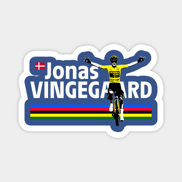 Jonas Vingegaard Magnet by reigedesign