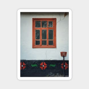 Traditional moldavian house details Magnet