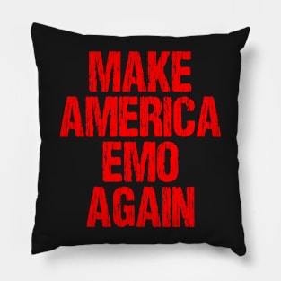 Make America Emo Again Funny Music Pillow