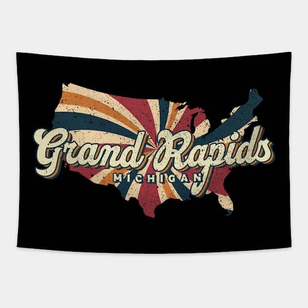 Grand Rapids Michigan hometown Tapestry by SerenityByAlex