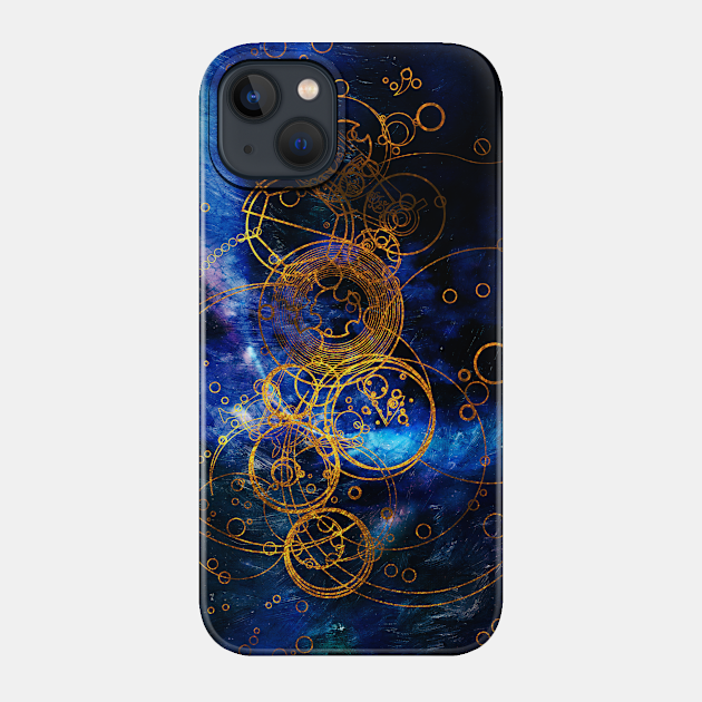 Time Lord Writing (blue) - Doctor Who - Phone Case