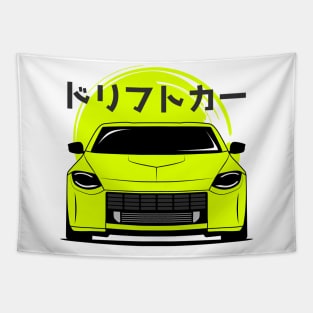 Front Yellow Fairlady Z35 Tapestry