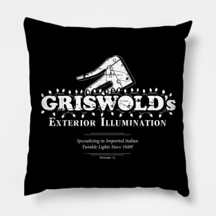 Griswold's Exterior Illumination (white) Pillow