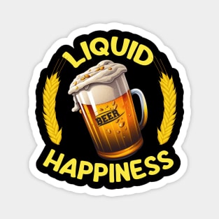 Beer - Liquid Happiness Magnet