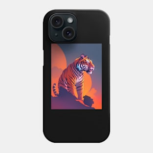 Wildlife Tiger Face Art Phone Case