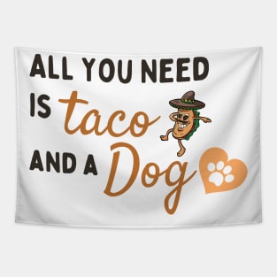 pet dogs eat tacos Tapestry