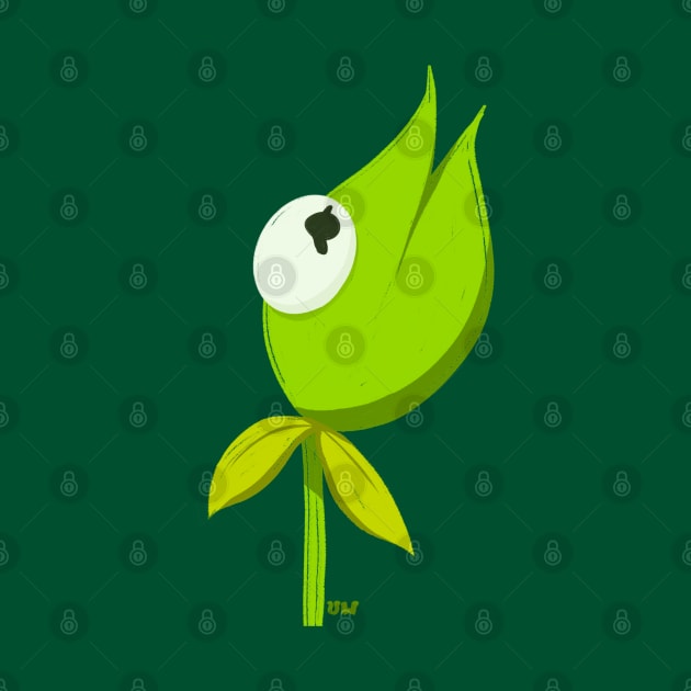 "Croakus" the Kermit Flower by UzzyWorks