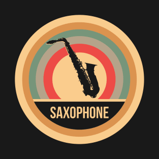 Retro Vintage Saxophone Gift For Saxophonists T-Shirt