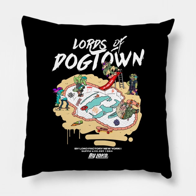 Lords of Dogtown Pillow by BY LOKO