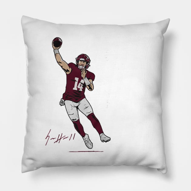 Sam Howell Superstar Pose Pillow by stevenmsparks