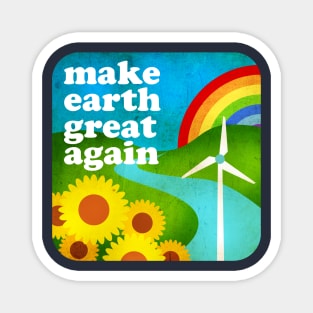 MAKE EARTH GREAT AGAIN - ILLUSTRATION 03. Magnet