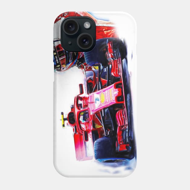 Iceman Kimi Phone Case by DeVerviers