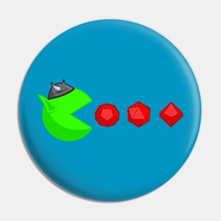 Dice Pac(k) Man-Goblin Pin