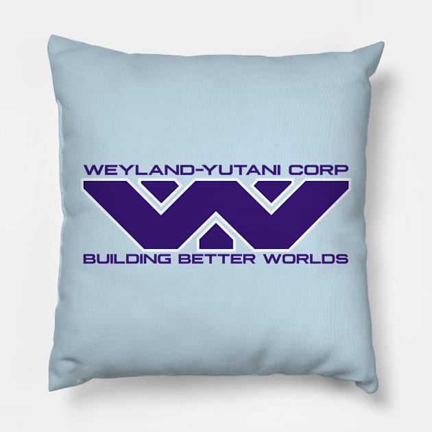 WEYLAND-YUTANI : Groovy tie dye Pillow by ROBZILLA