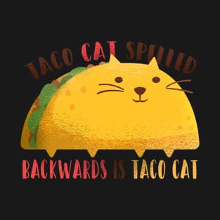 Cute Taco Cat Graphic Tee T-Shirt