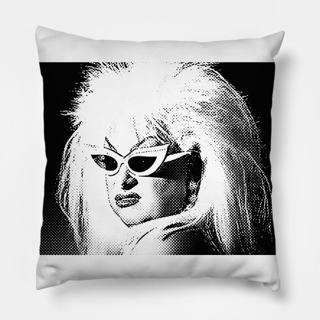 Divine \/\/\/ Drag Queen Fanart  Design Pillow by DankFutura