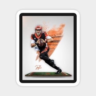 Joe Burrow Cincinnati Sports Art Magnet