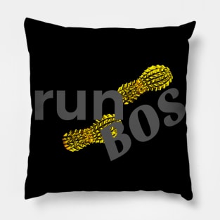 Run Boston Run Pillow