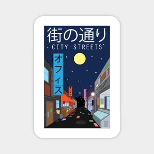 Anime City Graphic Magnet