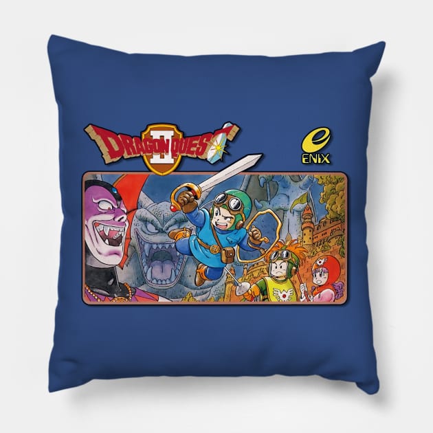 Dragon Quest II Famicom Pillow by Il Mercante