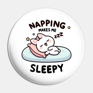 Napping Makes Me Sleepy. Cute bunny. Pin