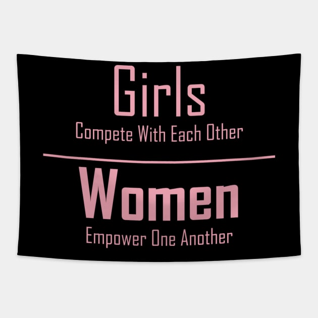 Women Empower - Pink Tapestry by TeeGeek Boutique