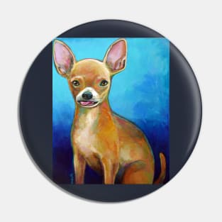 Carly the Derpy Chihuahua by Robert Phelps Pin