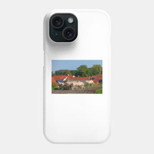 Sheep on the dike, Elsfleth Phone Case