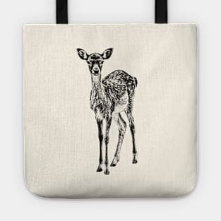 Fallow deer fawn Tote