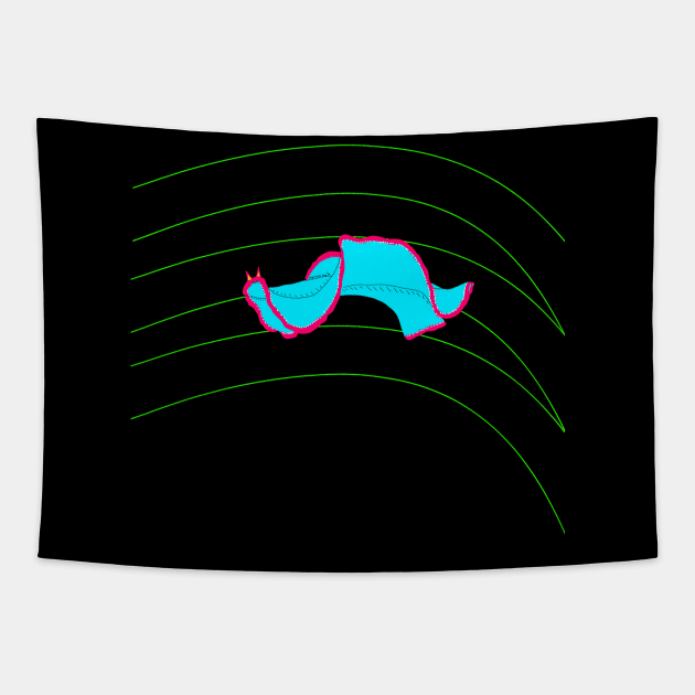 Glorious Flatworm (Pseudobiceros gloriosus) Tapestry by Namwuob